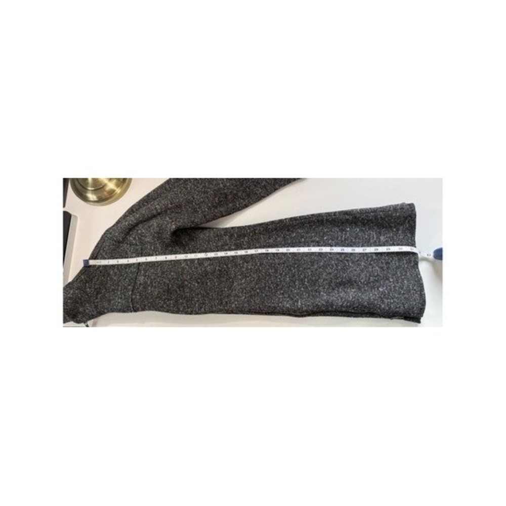 Banana Republic Charcoal Gray Zip Duster Jacket Cardigan Coat Womens Small - Picture 7 of 9